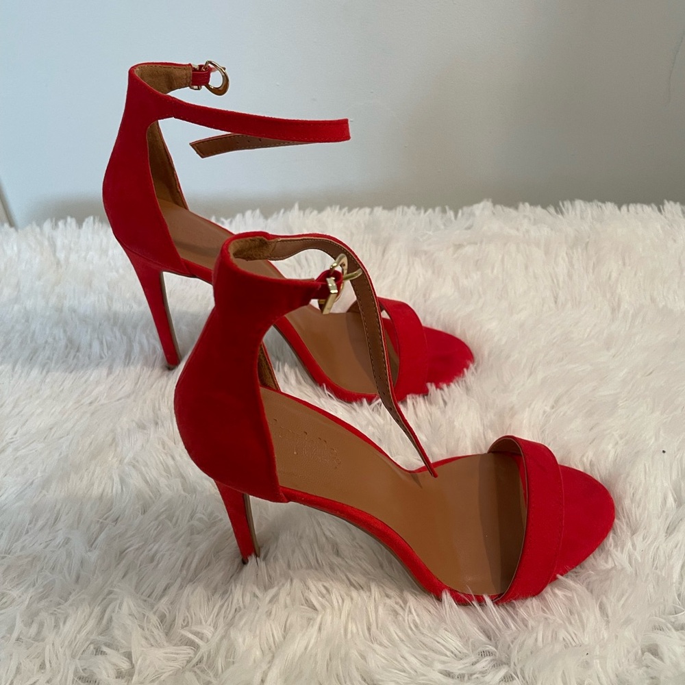 Charlotte Russe Vintage Red Sandals